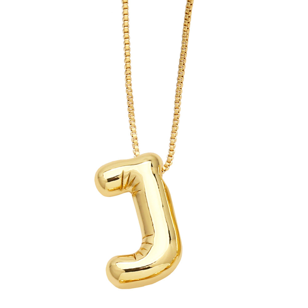 Wholesale 26 English Letters Necklace Clavicle Chain